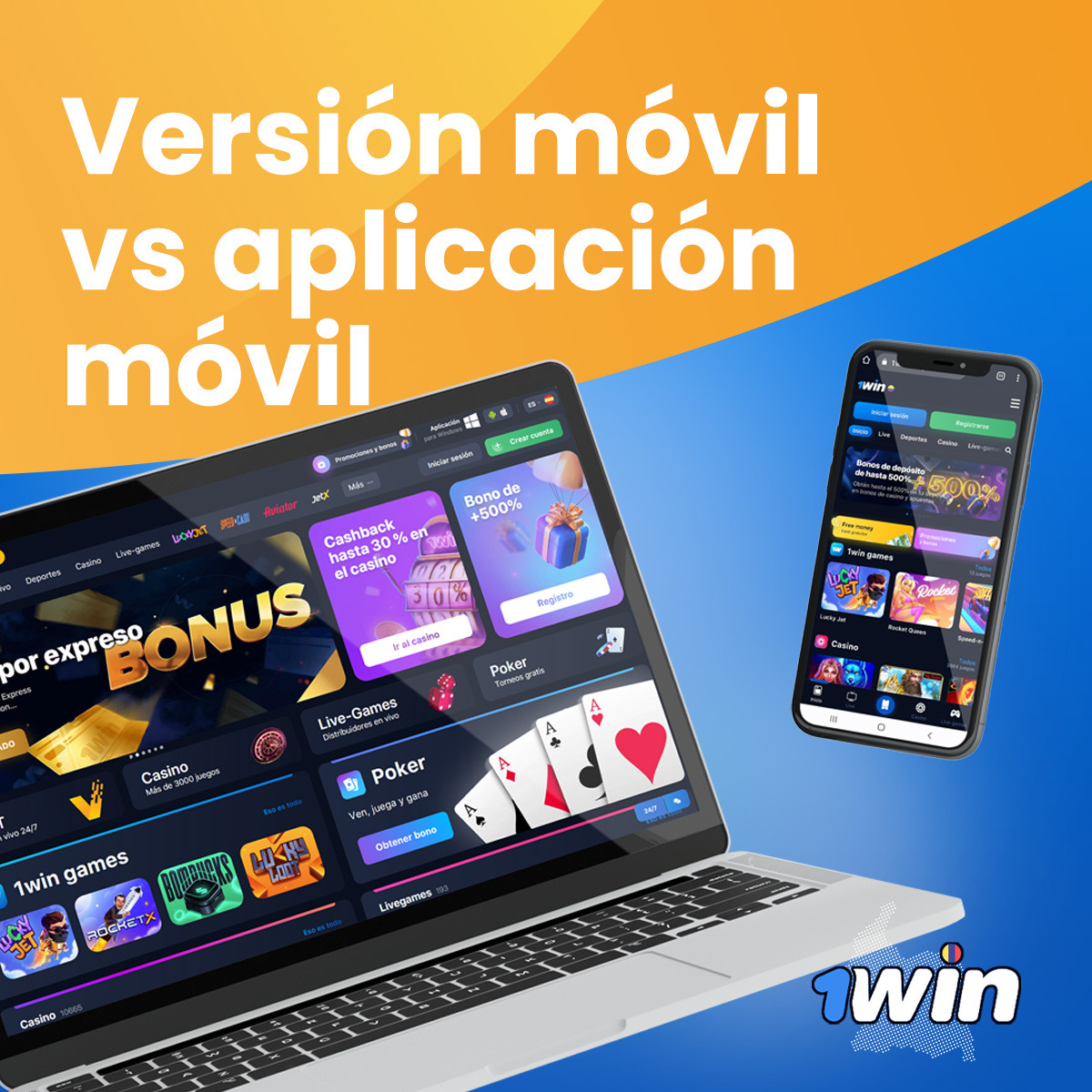 Todas las ventajas y desventajas de la app móvil y versión móvil de la web de 1win.